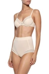 ERES PEAU D'ANGE SOYEUSE MESH-TRIMMED STRETCH-JERSEY UNDERWIRED SOFT-CUP BRA,3074457345621008991