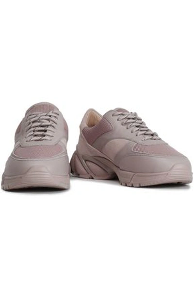 Axel Arigato Woman Leather, Suede And Mesh Sneakers Pastel Pink