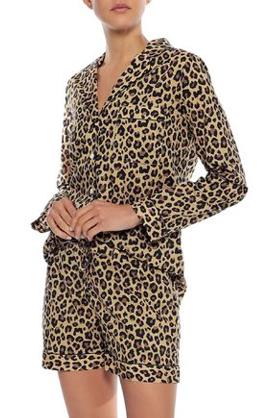 Yolke Cotton-poplin Pyjama Set In Animal Print