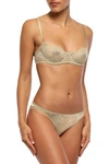 ERES LACE AND SATIN BALCONETTE BRA,3074457345620958296