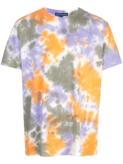 Phanes Tie Dye Effect T-shirt In Orange