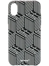 Off-white Graphic Logo Print Iphone Xs Max Case In Black