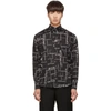 GIVENCHY GIVENCHY BLACK AND WHITE ALL OVER LOGO SHIRT