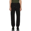 SACAI SACAI BLACK SPONGE LOUNGE PANTS