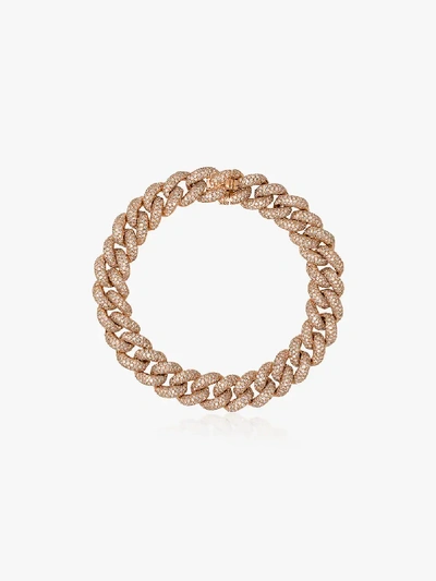 Shay 18k Rose Gold Essential Link Diamond Bracelet