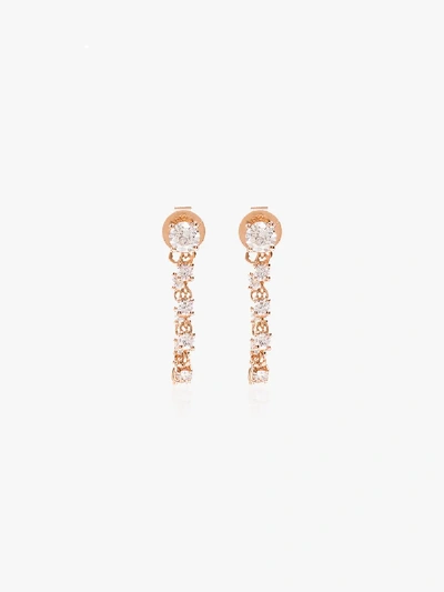 ANITA KO 18K ROSE GOLD DIAMOND LOOP EARRINGS,AKLOOPRG14015343