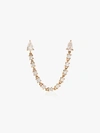 Anita Ko Yellow Gold And Diamond Double-pierced Loop Single Earring In Rose Gold