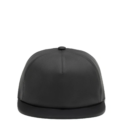 Giuseppe Zanotti Fabric And Leather Hat Tracey In Black