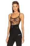 OFF-WHITE Lace Bodysuit,OFFF-WS68