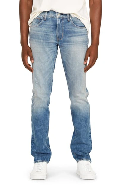 Hudson Blake Slim Straight Leg Jeans In Play Off