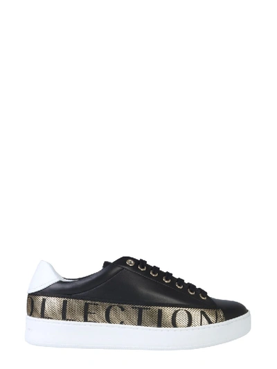 Versace Men's Shoes Leather Trainers Sneakers In White