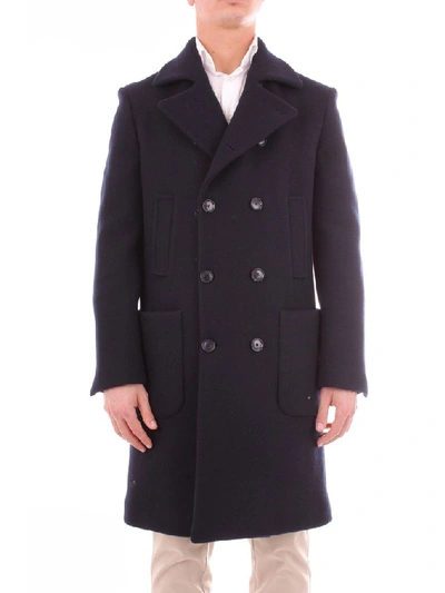 Alessandro Dell'acqua Men's Blue Other Materials Coat