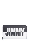 JIMMY CHOO BLACK LEATHER WALLET,CARNABYBBMBLACKWHITE