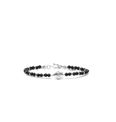 Isaia Black Silver Bracelet