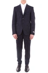CANALI BLUE WOOL SUIT,BF0089530219225BLUE
