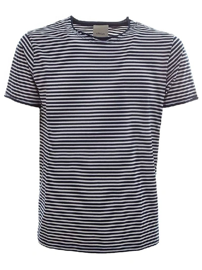 Leqarant Striped T-shirt In Black