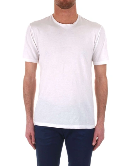Aspesi Mens White Cotton T-shirt