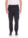 N°21 N°21 MEN'S BLUE COTTON trousers,N1M0B0530533DARKBLUE 50