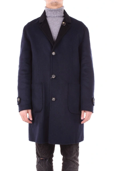 Kired Blue Wool Coat