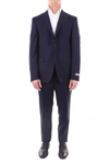 CANALI BLUE WOOL SUIT,BF0028230119225BLUE