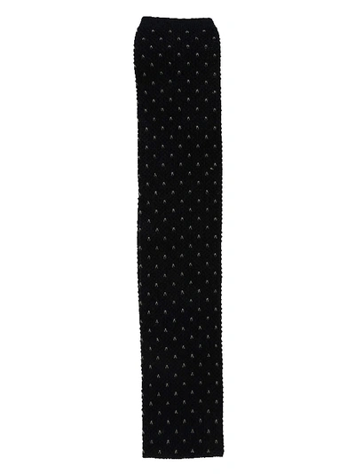 Brunello Cucinelli Black Wool Tie