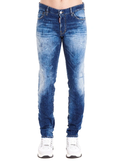 Dsquared2 Blue Cotton Jeans