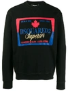 Dsquared2 Graphic Logo Sweatshirt In Black