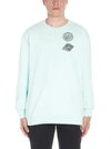 MCQ BY ALEXANDER MCQUEEN GREEN COTTON SWEATSHIRT,545415RNR045444