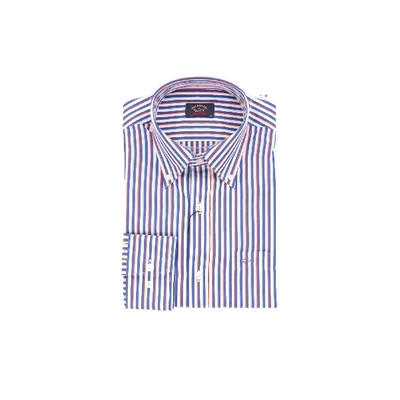 Paul & Shark Blue Cotton Shirt