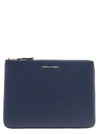 Comme Des Garçons Wallet Leather Classic Group Wallet In Blue