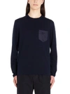 Prada Long Sleeved T-shirt In Blue