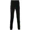 BALMAIN BLACK COTTON JOGGERS,SH15631Z3030PA