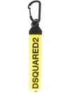 DSQUARED2 YELLOW COTTON KEY CHAIN,KRM002520201803M1207