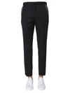 GIVENCHY BLACK POLYESTER trousers,BM50AW11YE001