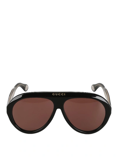 Gucci Black Acetate Glasses
