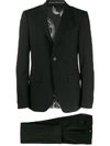 GIVENCHY GIVENCHY MEN'S BLACK WOOL SUIT,BM101R100B001 52