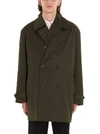 Y/PROJECT Y/PROJECT MEN'S GREEN POLYESTER TRENCH COAT,COAT22S17F38KHAKIGREEN S