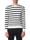 SAINT LAURENT WHITE WOOL jumper,587972YBKO29744