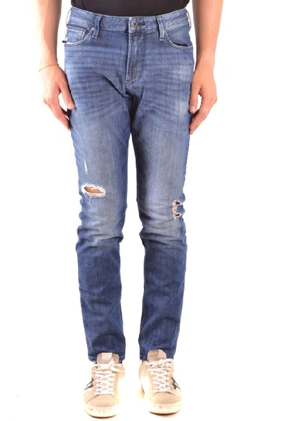 Armani Jeans Men's Blue Cotton Jeans