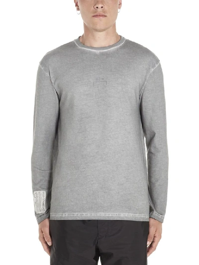 A-cold-wall* Long Sleeve T-shirt With Logo In Grey