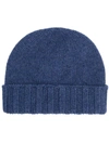 DRUMOHR DRUMOHR MEN'S BLUE CASHMERE HAT,D1K750782 UNI