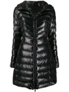 MONCLER HOODED MIDI PUFFER JACKET