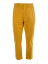 PENCE PENCE MEN'S YELLOW COTTON trousers,83418083P132401 48