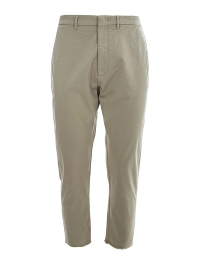Pence Men's Grey Cotton Pants