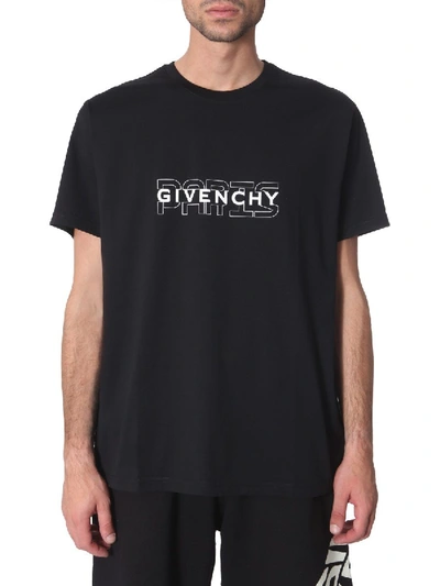 Givenchy Crew-neck Cotton T-shirt In Black