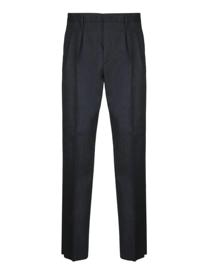 Valentino Men's Grey Wool Pants