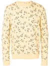 SAINT LAURENT SAINT LAURENT MEN'S YELLOW COTTON SWEATSHIRT,588128YBLC27250 XS