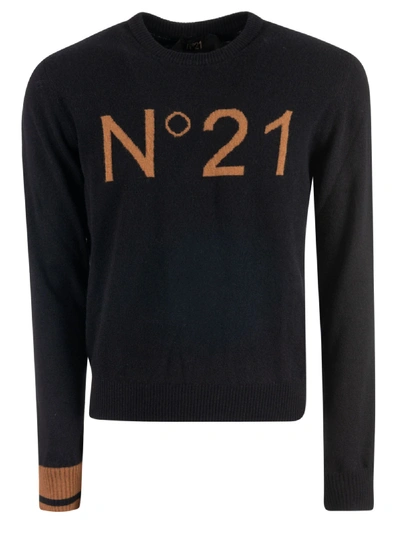 N°21 Black Wool Sweater