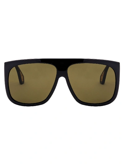 Gucci Black Acetate Sunglasses