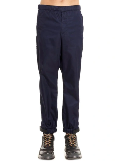 Prada Men's Spg69s191i18f0124 Blue Polyester Pants